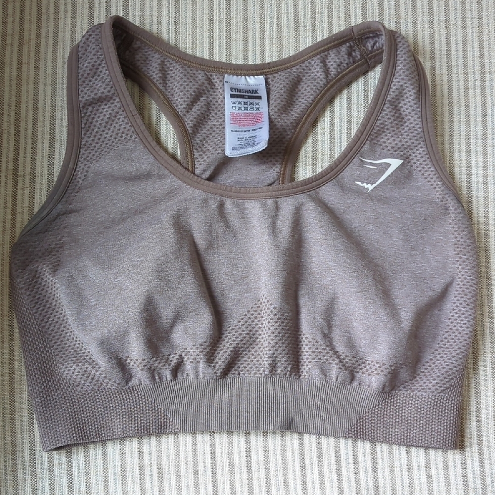 Gymshark Women's Brown Sports Bra